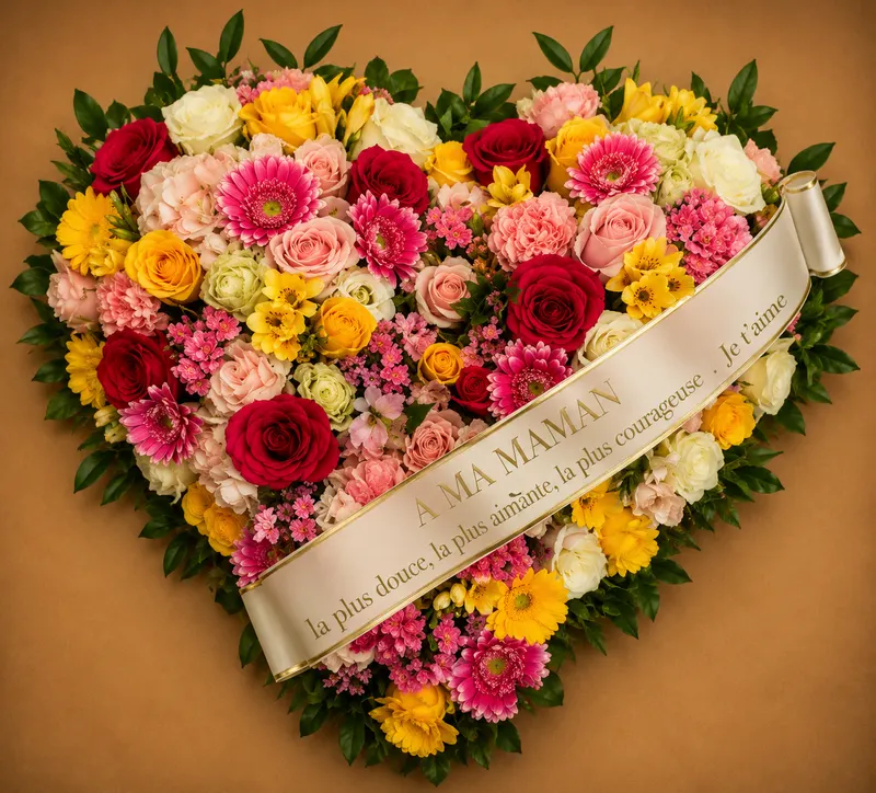 Coeur multi fleurs